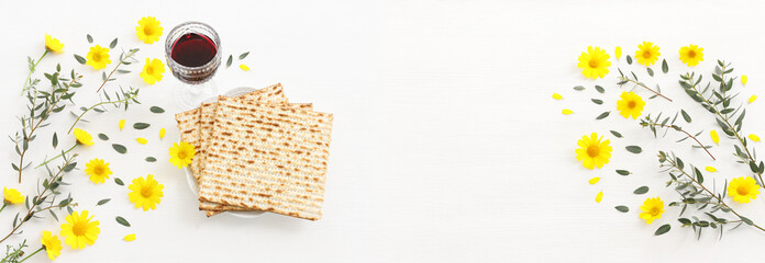 Pesah celebration concept (jewish Passover holiday)