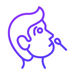 Coronavirus Test Healthcare Medical, vector graphic Illustration Icon.