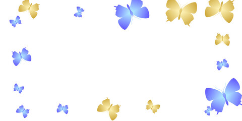 Tropical bright butterflies abstract vector wallpaper. Summer funny insects. Detailed butterflies abstract baby background. Sensitive wings moths patten. Tropical creatures.