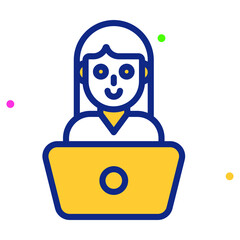 Support Service Healthcare Medical, vector graphic Illustration Icon.