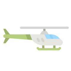 helicopter flat icon © photo3idea