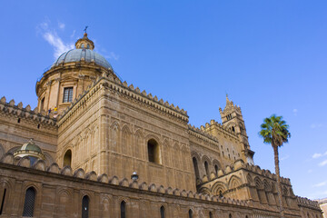 Fototapeta na wymiar Cathedral of Palermo, Sicily, Italy
