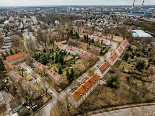 Fototapeta na wymiar Historyczne osiedle Berlinek
