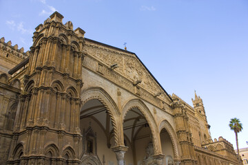 Fototapeta na wymiar Cathedral of Palermo, Sicily, Italy 
