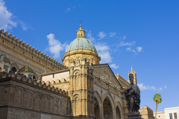 Fototapeta na wymiar Cathedral of Palermo, Sicily, Italy