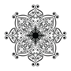 Naklejka premium luxuary mandala design template