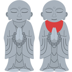 お地蔵様のイラスト