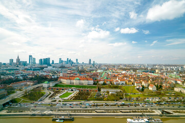 Warszawskie Stare Miasto, widok od strony Wisły 