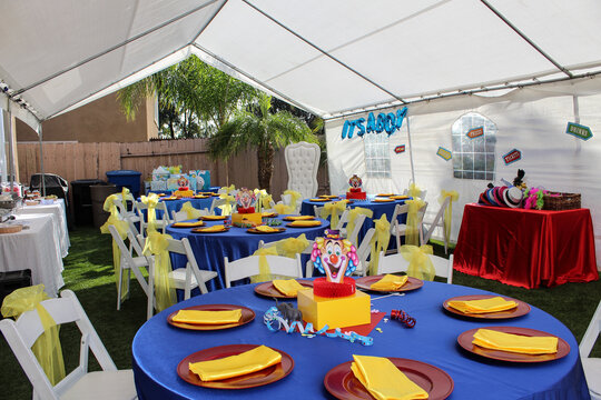 Circus, clown, carnival  Theme Baby Shower.