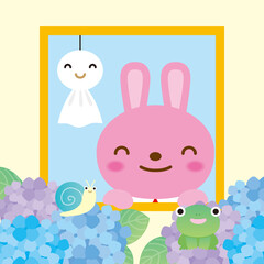 2022-153楽しい梅雨の窓辺