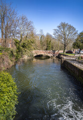 Naklejka premium River Stour, Canterbury, Kent, England