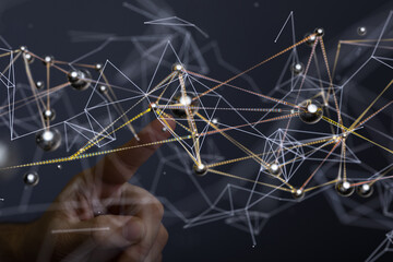 Protect Cloud Information Data Concept..