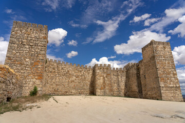 Castle of medieval village of Trujillo (Lanister castle in Game of Thrones). Caceres, Spain.