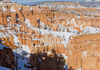 Obraz premium Bryce Canyon National Park Utah Winter Landscape
