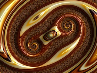 Fractal surreal background. Futuristic scientific design. Dynamic illustration. Computer generated fractal artwork