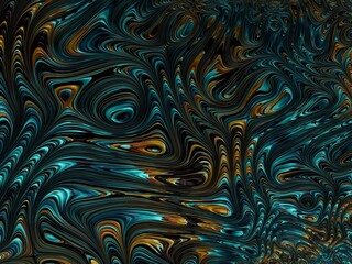 Fractal surreal background. Futuristic scientific design. Dynamic illustration. Computer generated fractal artwork