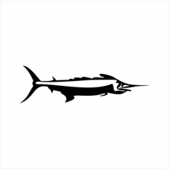 Fototapeta na wymiar fish logo design vector background