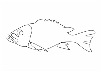 fish logo design vector background