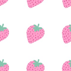 Fototapeta premium Summer seamless fruit pattern for fabrics and packaging and gifts and cards and kids