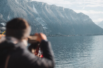 person watching the sea