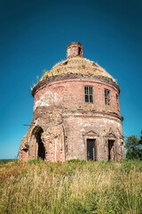 an abandoned Orthodox church