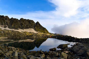 landscape with lake