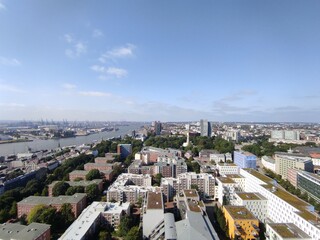 Obraz premium Sich auf Hamburg und die Elbe