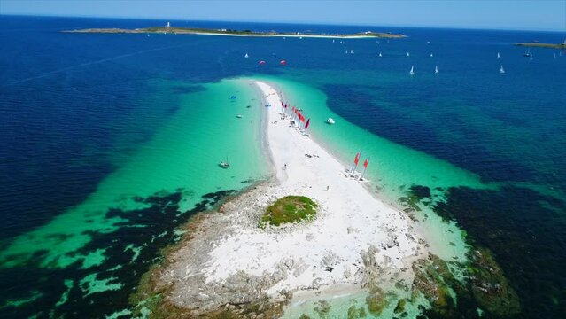 les iles Glenan en Bretagne