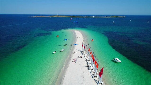 les iles Glenan en Bretagne