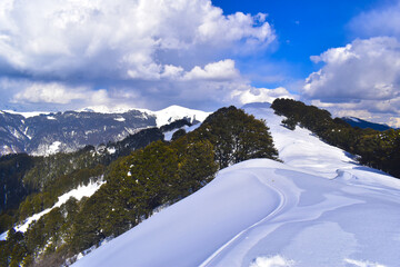 winter mountain landscape