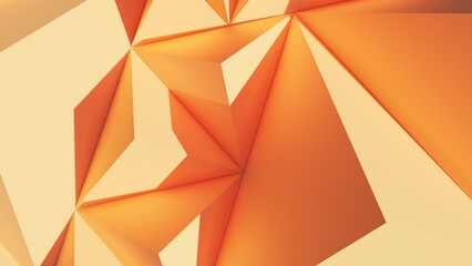 Abstract background triangular pattern of design 3d render