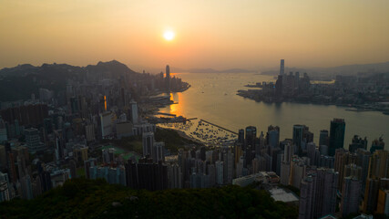 Victoria Harbour view of Hong Kong