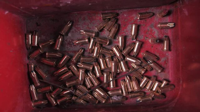 footage of nail gun cartridges