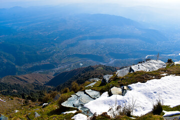 view from the top of the mountain