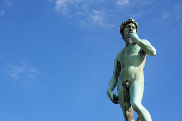 David Statue at Piazzale Michelangelo, built in 1869 and designe