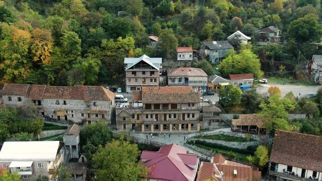 Old district in the city of Dilijan, in Armenia