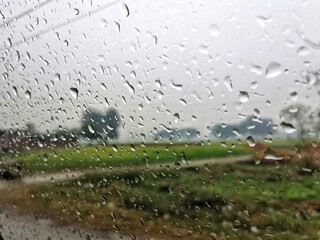 rain drops on the window