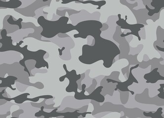 
Urban camouflage background, vector seamless army texture, modern textile illustration.
