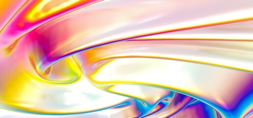 Abstract fluid gradient shape flowing