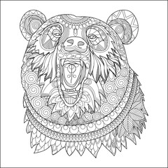 Animal coloring pages for adults