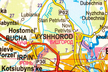 Vyshhorod a city in war-torn Ukraine.