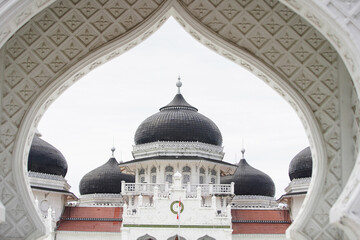 Baiturrahman Great Mosque Architecture, Aceh, Indonesia