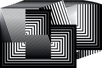 Abstract halftone lines background, geometric dynamic pattern, vector modern design texture.