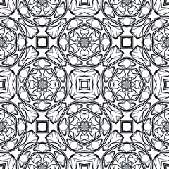 Geometric seamless pattern, ornament, vector decorative texture.