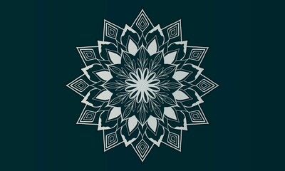 Stylish Mandala Pattern Design Illustration