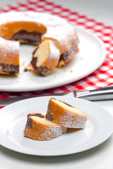 round cake called babovka in Czech