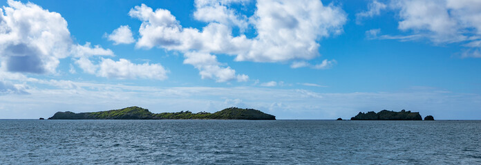 Uninhabited islands, Terre-de-Haut, Iles des Saintes, Les Saintes, Guadeloupe, Lesser Antilles,...