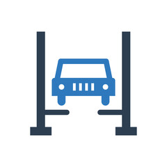 car service lift icon