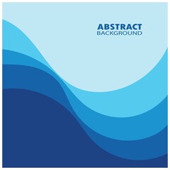 Abstract Water wave design background vector