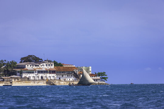 Traditional Fisherman's Dhow near Zanzibar Island